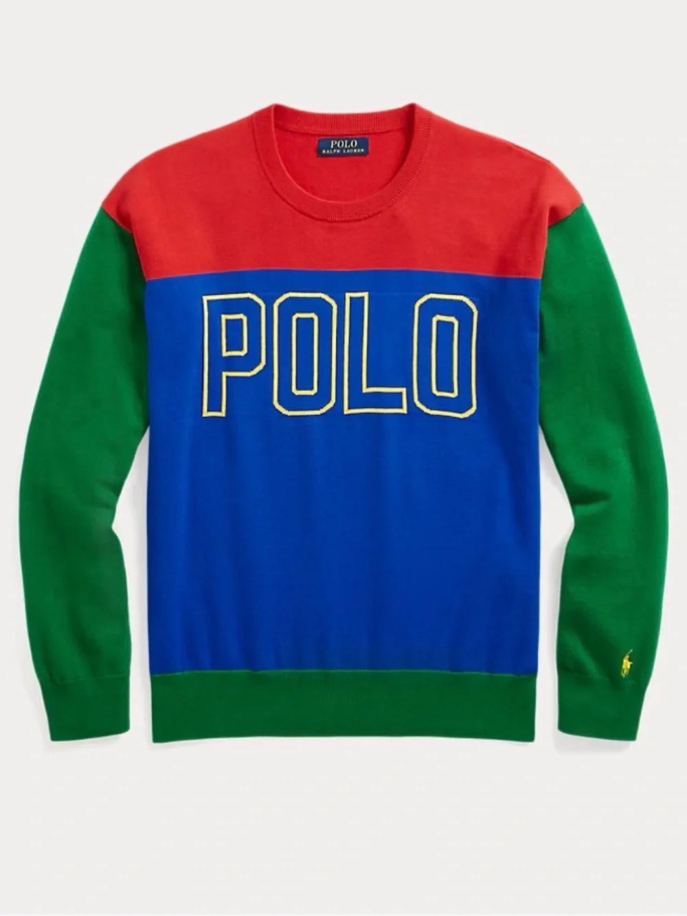 Polo Ralph Lauren NEW Big Fit Logo Cotton Sweater